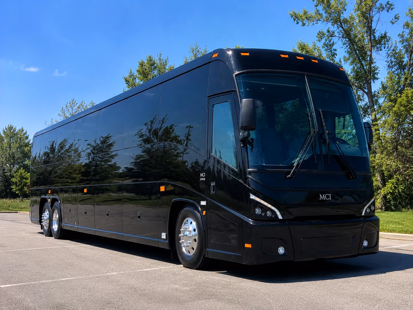 high point charter bus rental fleet