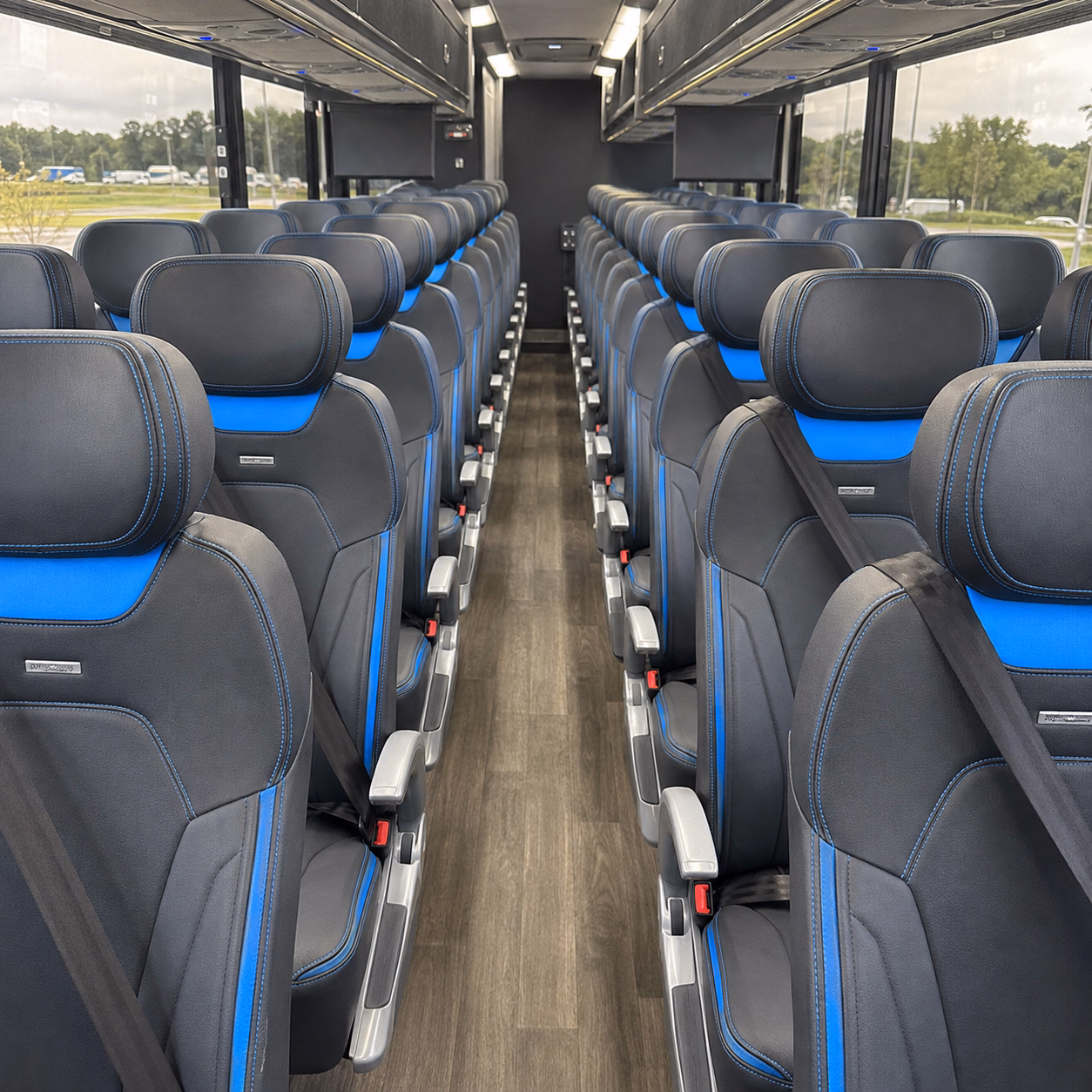 high point private event transportation onboard seating