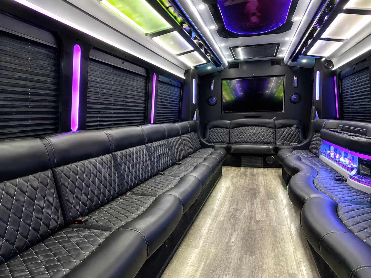 high point prom party bus rental