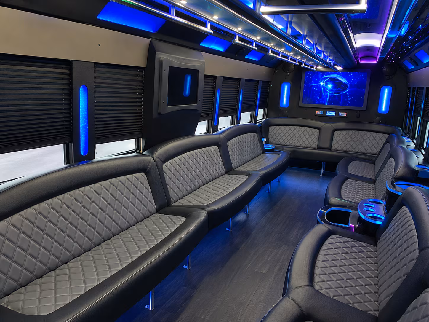 high point sporting event party bus rental