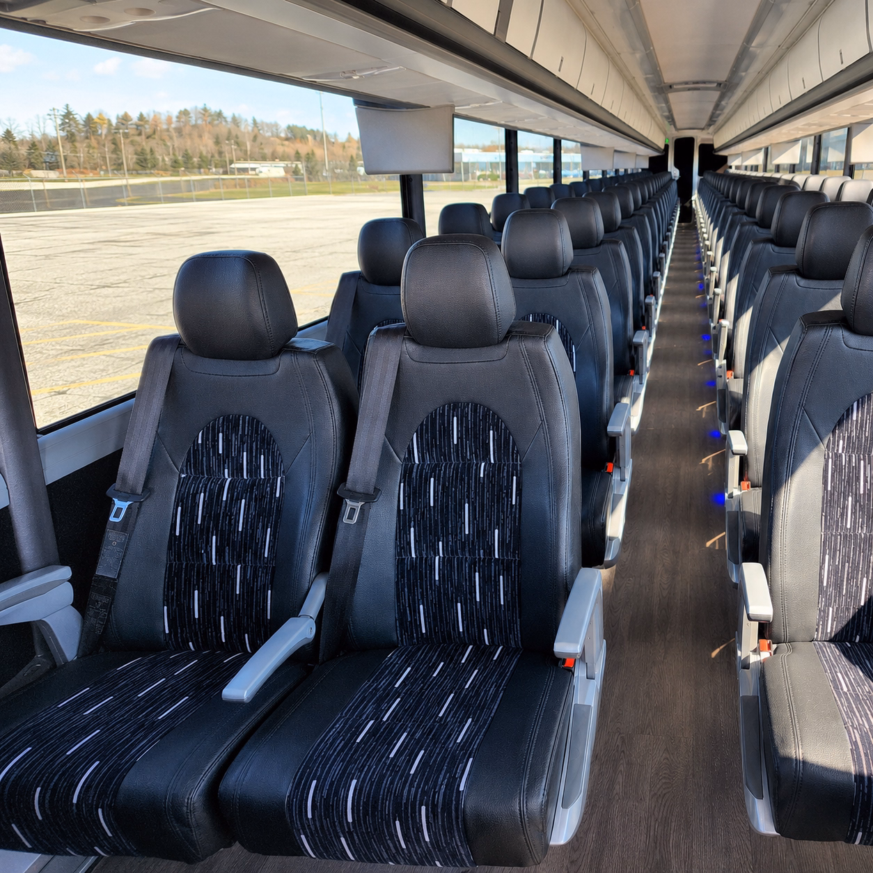 high point wedding transportation onboard seating